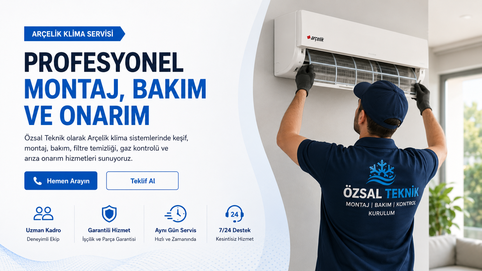 Arçelik Klima Servisi